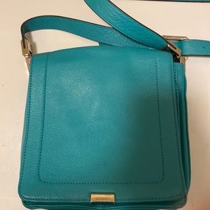 Turquoise B Makowsky leather crossbody-very good condition